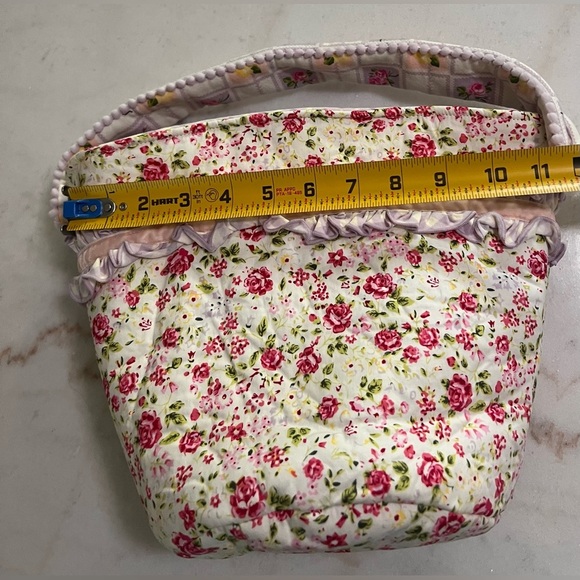 Matilda Jane “Joyful Jubilee” Floral Quilted Reversible Easter Basket - Picture 6 of 6